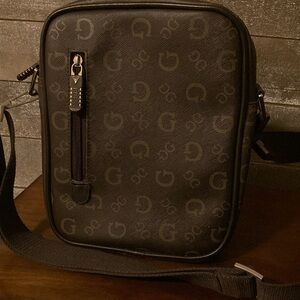 Guess Black and Brown Crossbody Bag